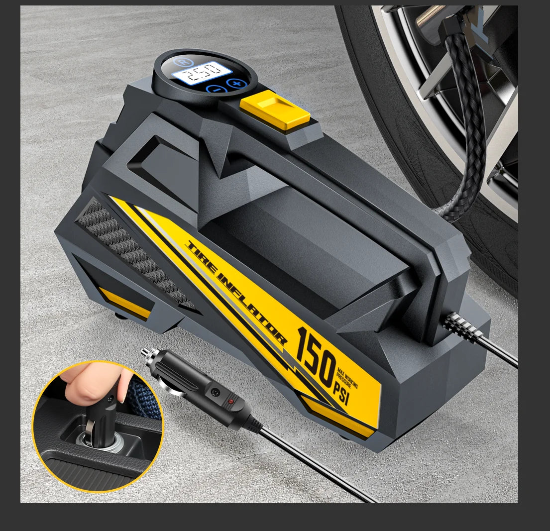150 PSI Portable Car Tire Inflator