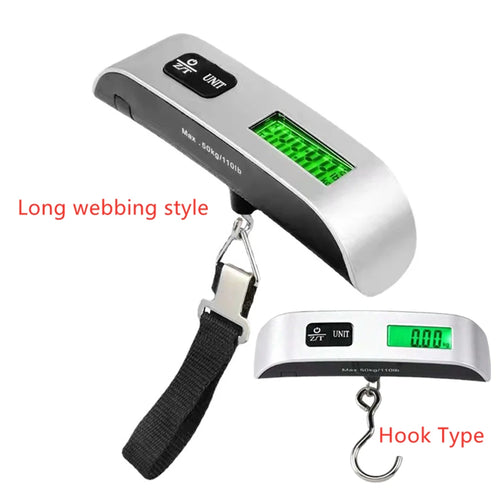 10g-50kg Portable Scale Digital LCD Display Electronic Luggage Hanging Suitcase Travel Weighs Baggage Bag Weight Balance Tools